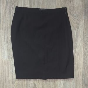 The Limited Black Stretch Slit Elegant Black Pencil Skirt